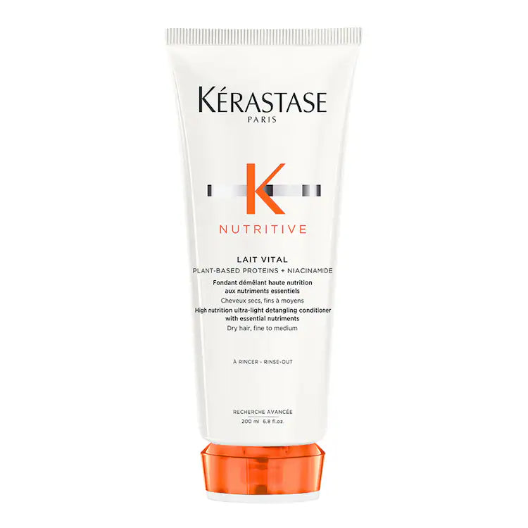 Kérastase Lait Vital Ultra-light Detangling Conditioner with Essential Nutrients for Dry Hair
